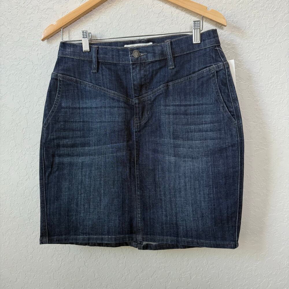 Stetson Women's Denim Blue Jean Mini Skirt Size 6 NEW